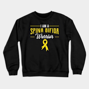 Spina Bifida Awareness Spina Bifida Warrior Crewneck Sweatshirt